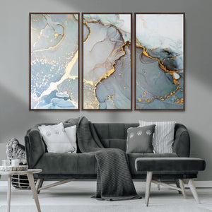 Large Abstract Marble Wall Art Canvas Print for Living Room