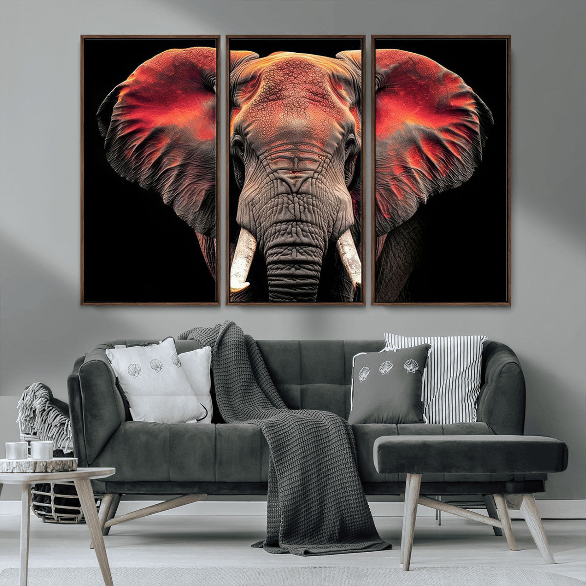 Elephant Wall Art Canvas Print