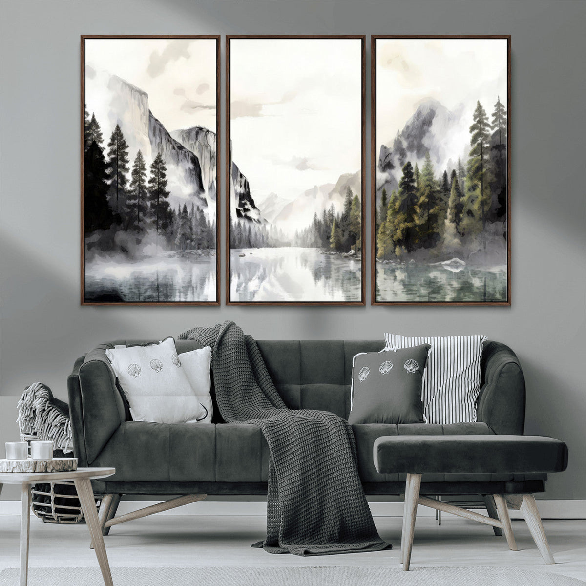 Yosemite Valley Wall Art Canvas Print – Framed and Ready to