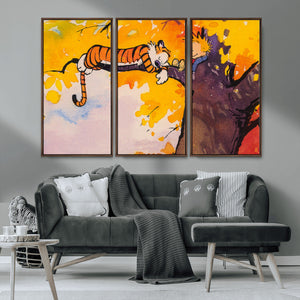 High-Quality Giclee Canvas Print – Framed Calvin Wall Art