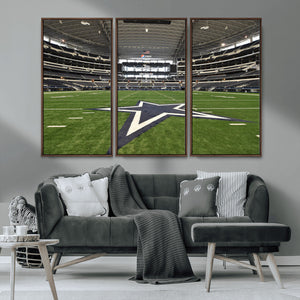 Dallas Cowboys Football Team Print - Arlington AT&T Stadium