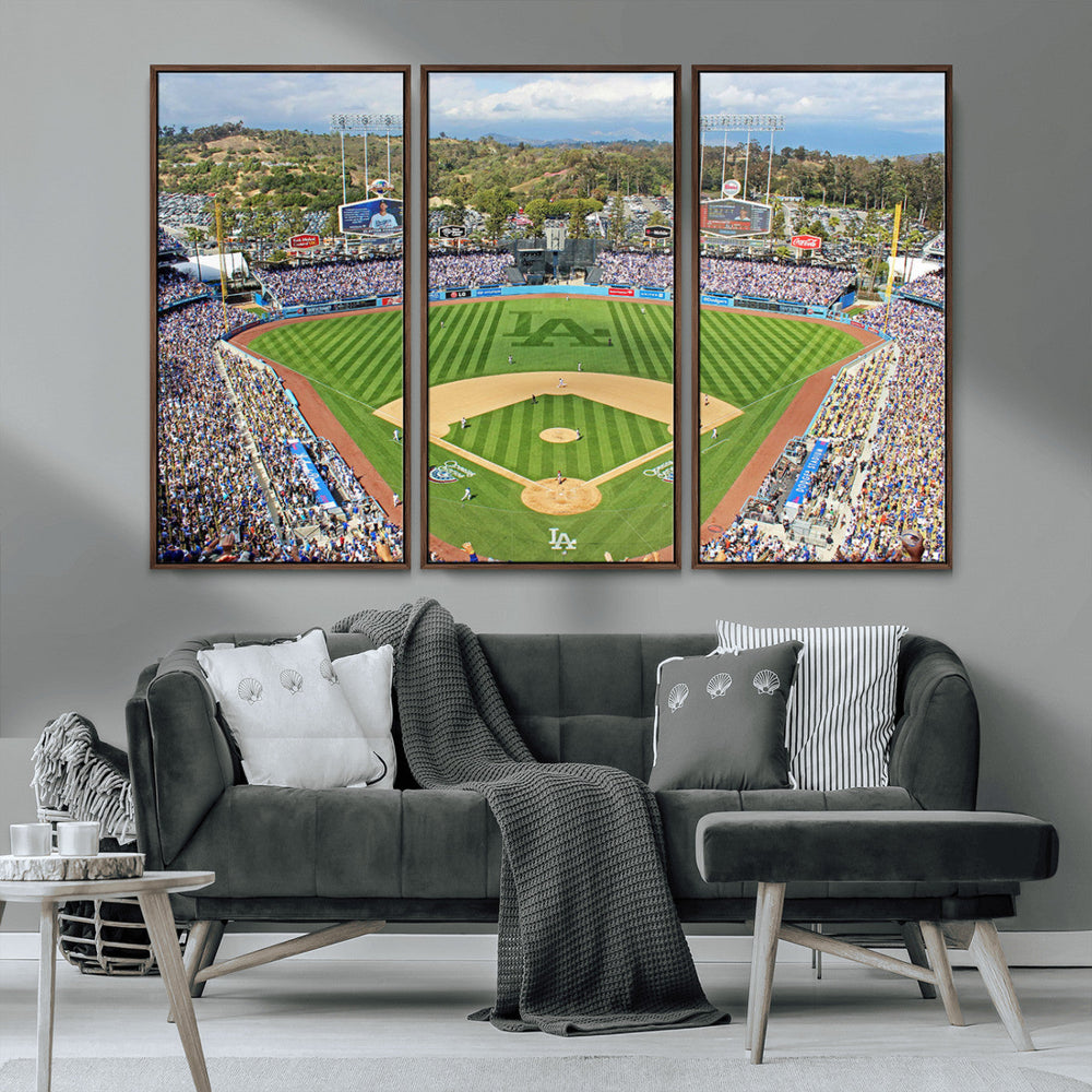 Citi Field Wall Art Print | 3-Panel New York Mets Baseball