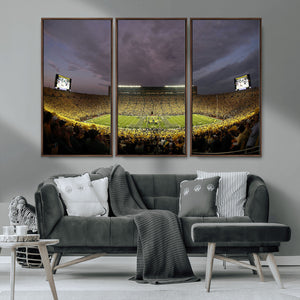 Michigan Wolverines Print - Michigan Stadium Wall Art Canvas