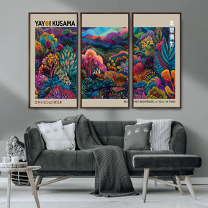 Framed Japanese 1986 Wall Art Print, Yayoi Kusama 1986 Wall