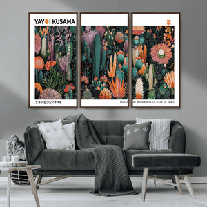 Modern Japanese Wall Art Canvas Print – Framed Abstract