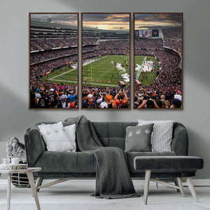 Chicago Bears Soldiers Field Wall Art Canvas Print – Framed