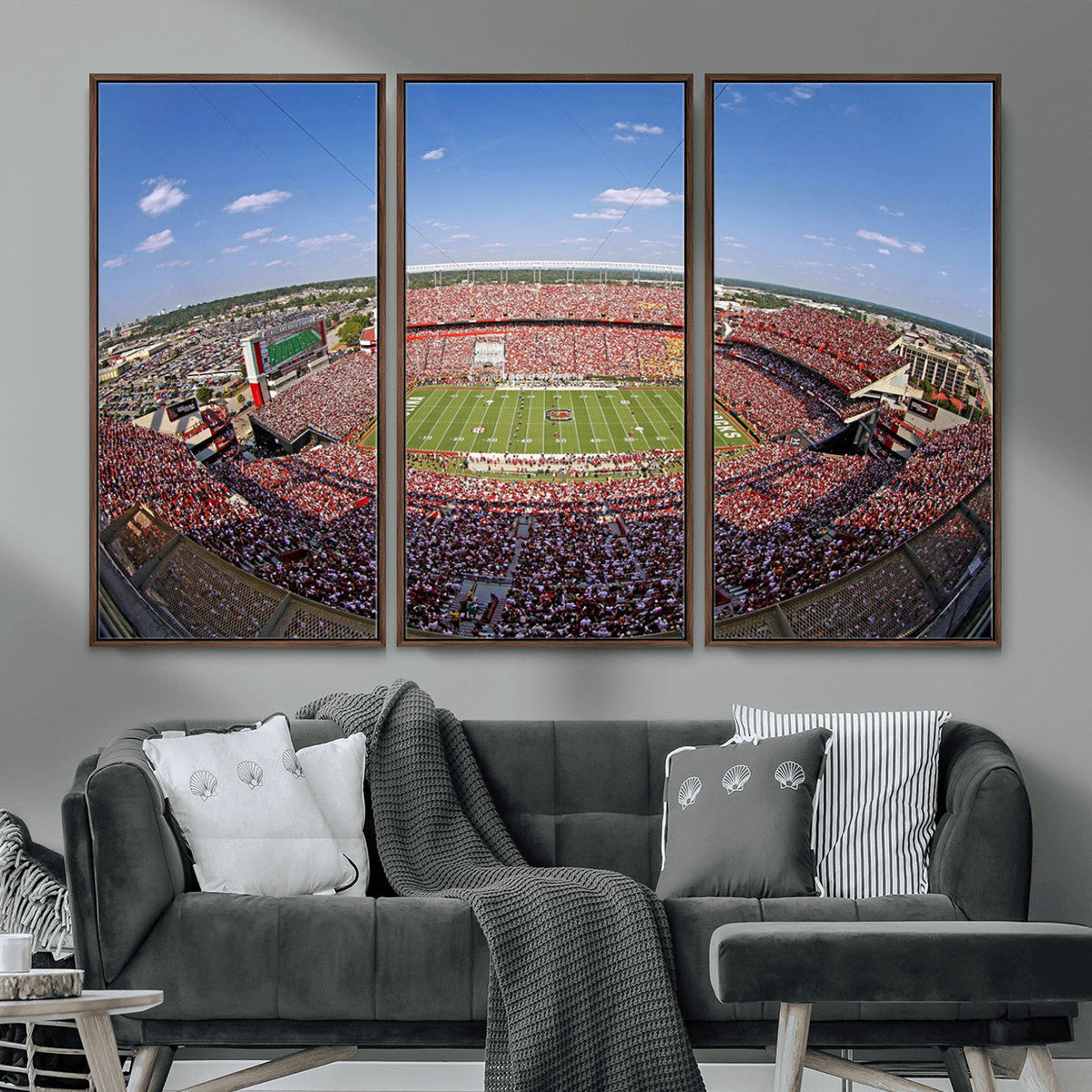 William Brice Stadium Wall Art Canvas Print – Stadium Crowd