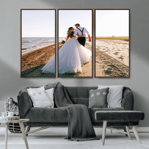 Framed Custom Canvas Print - Personalized Wall Art for Home