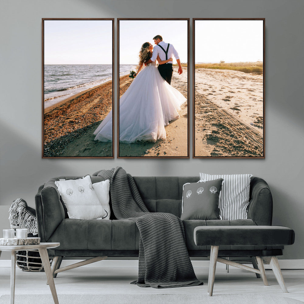 Personalized Custom Photo Wall Art Canvas Print, Unique