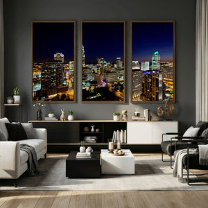 Atlanta Skyline Wall Art Canvas Print – Modern Cityscape