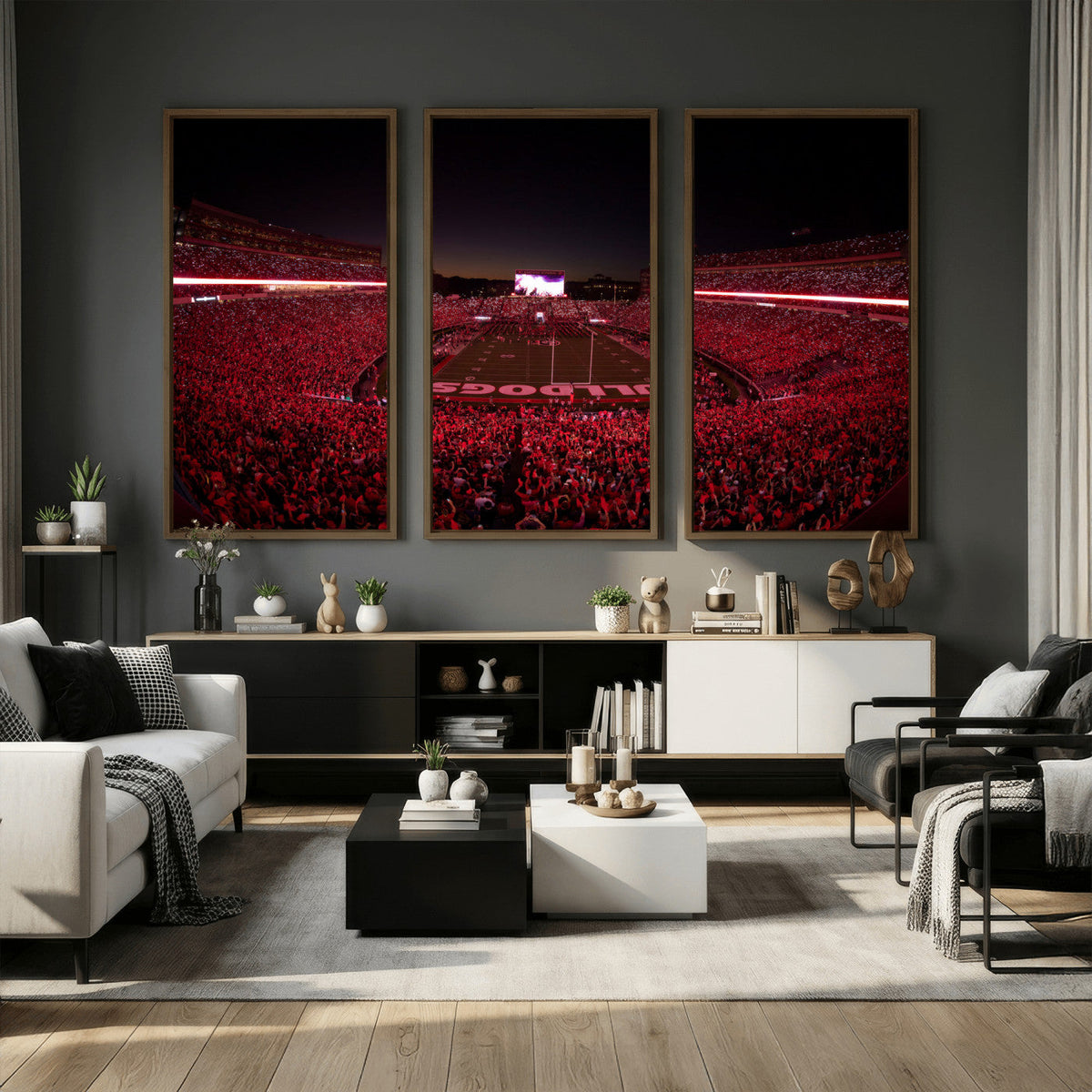 Sanford Stadium Wall Art Canvas Print – Georgia Bulldogs