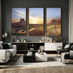 Monument Valley Desert Wall Art Canvas Print, Southwest