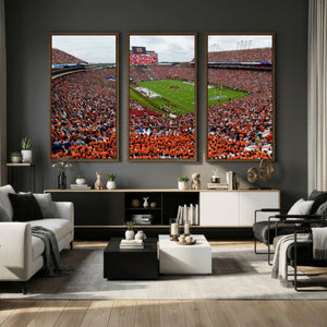 Auburn Stadium Wall Art Canvas Print, Jordan Hare Stadium