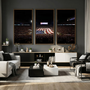 Oklahoma Memorial Stadium Wall Art Canvas Print – Oklahoma
