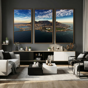 Cape Town Skyline Wall Art Canvas Print – Table Mountain
