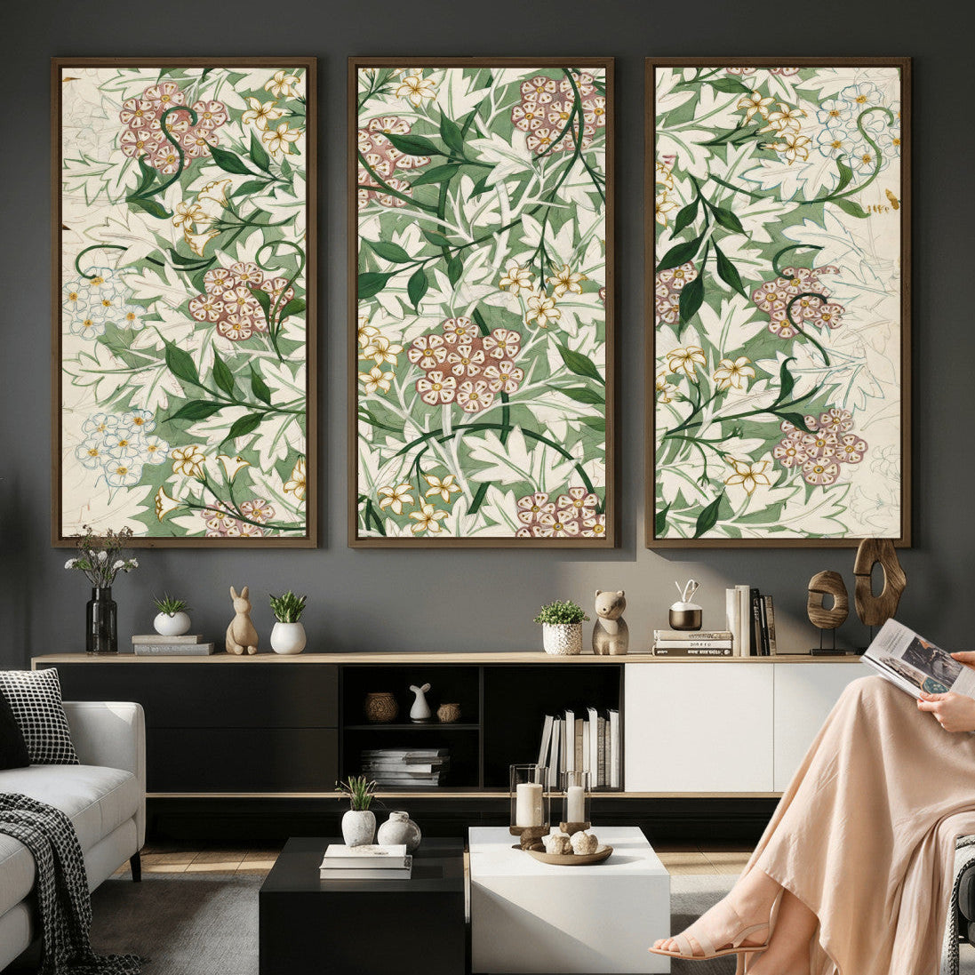 William Morris Jasmine 1872 Canvas Wall Art — Arts and