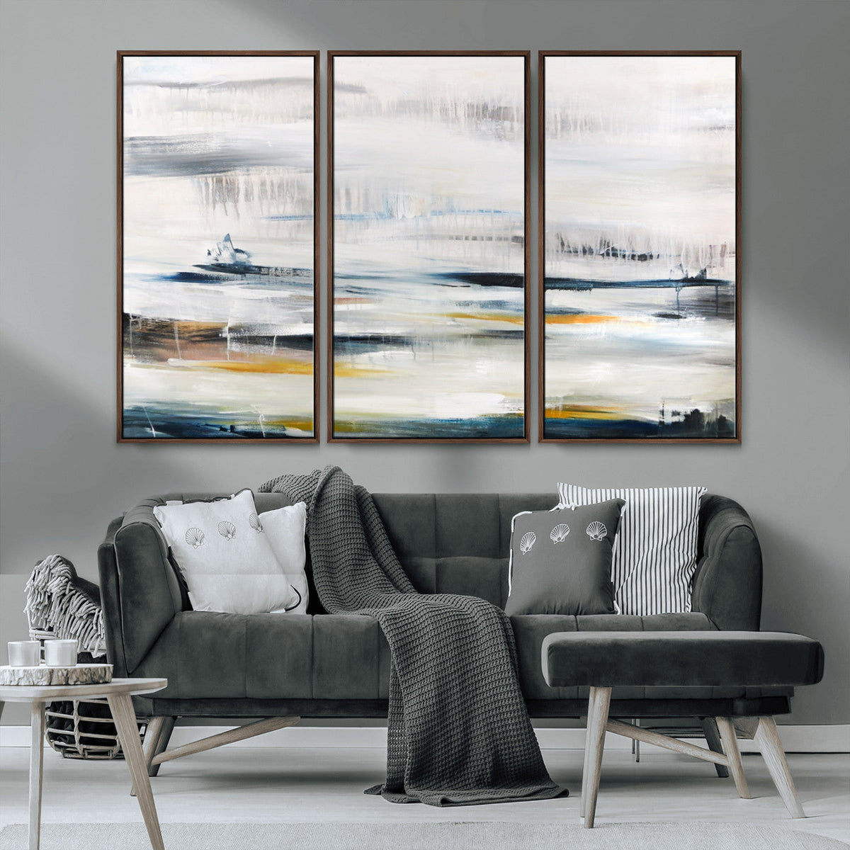 Soft Color Abstract Canvas Print