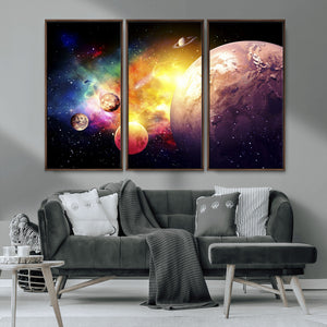 Space and Galaxy Canvas Print
