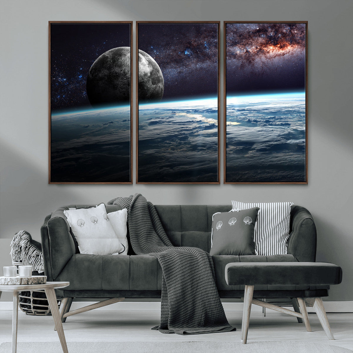 Space and Planet Canvas Print