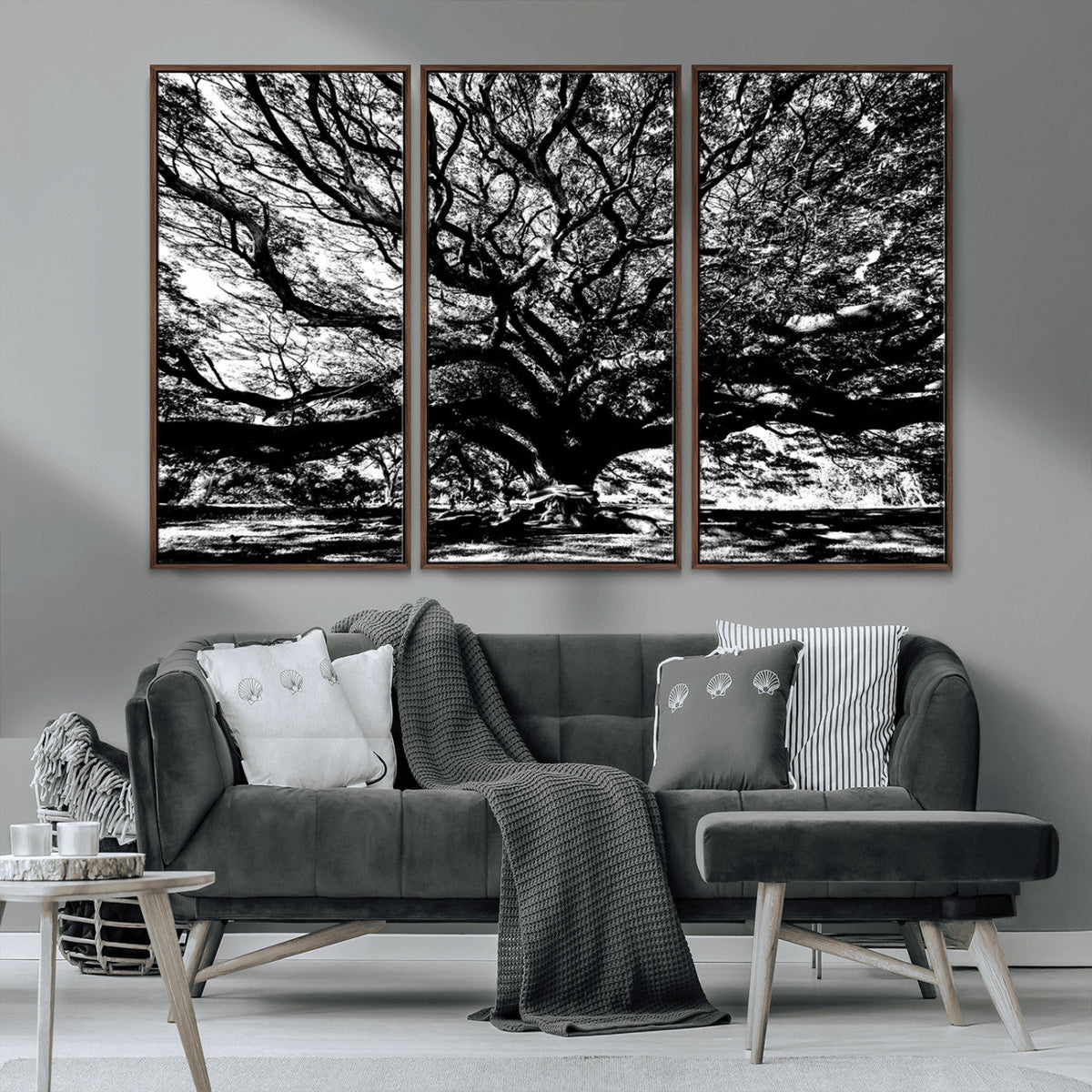 Mighty Angel Oak Wall Art | Angel Oak Tree Art Print