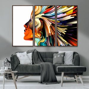 Profile Colors Canvas Print