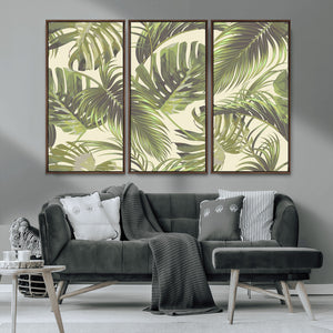 Palm Leaves Canvas Print
