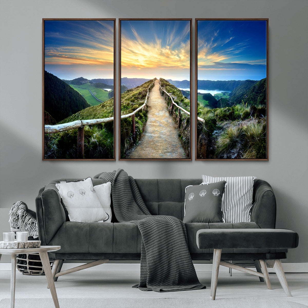 Mountain Landscape Wall Art Canvas Print