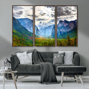 Yosemite National Park El Capitan Landscape Wall Art,