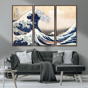 Hokusai: The Breaking Wave off Kanagawa Canvas Print