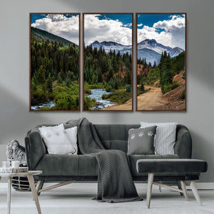 San Juan Nal Forest Wall Art Landscape Canvas Print