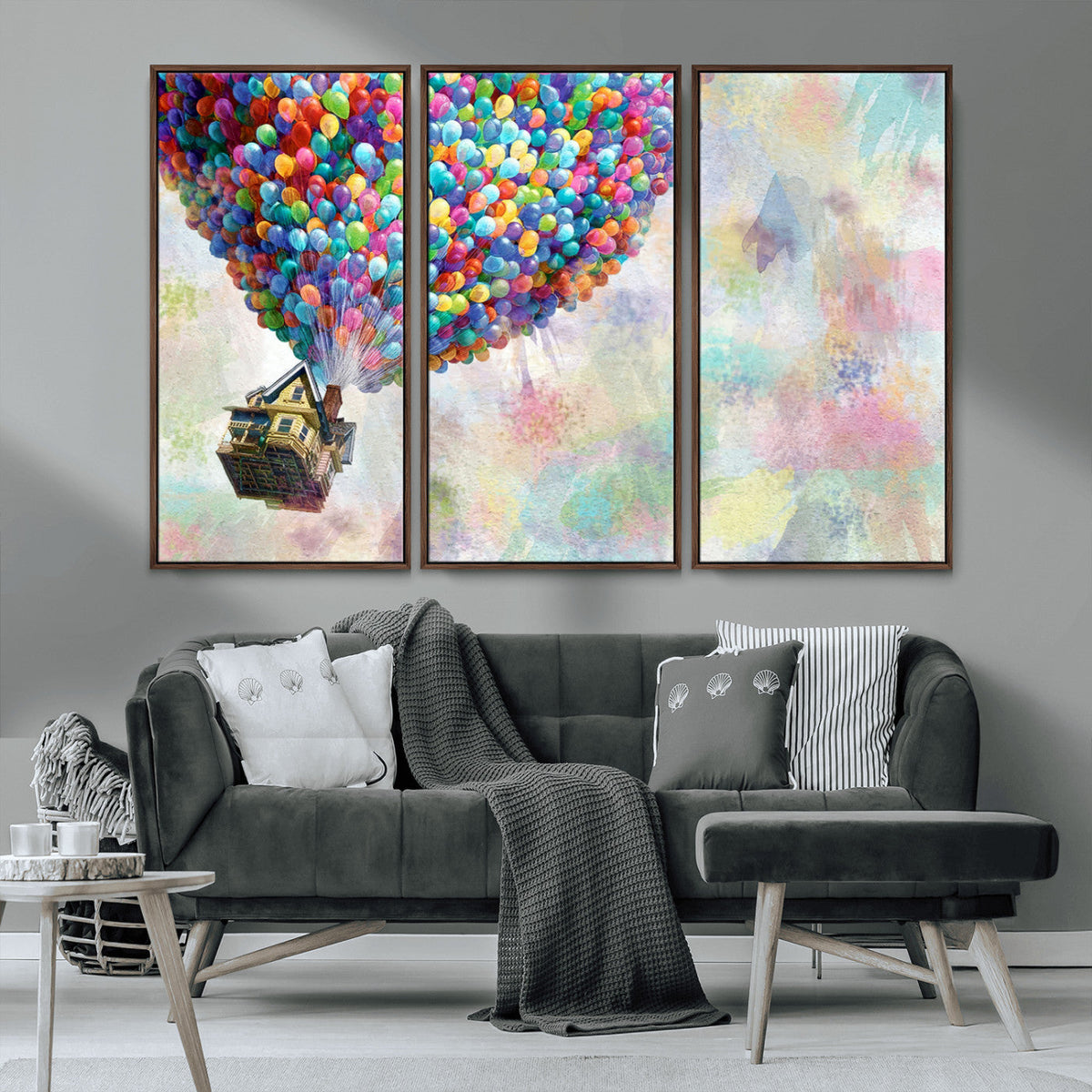 Up Pixar Poster, Look Up Pixar Wall Art, Up Pixar Canvas,