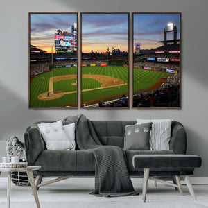 Citizens Bank Park Philadelphia Phillies Wall Art Canvas |
