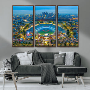 Los Angeles Dodgers Wall Art Canvas, Dodger Stadium Wall Art