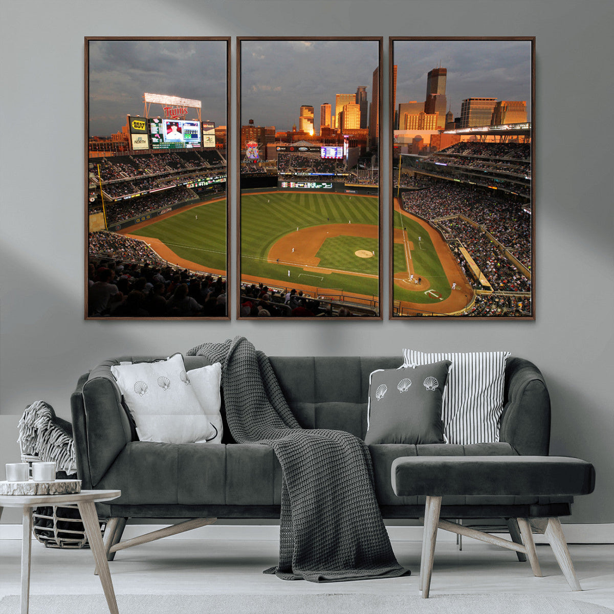 Minnesota Twins Baseball Team Print - Minneapolis Target