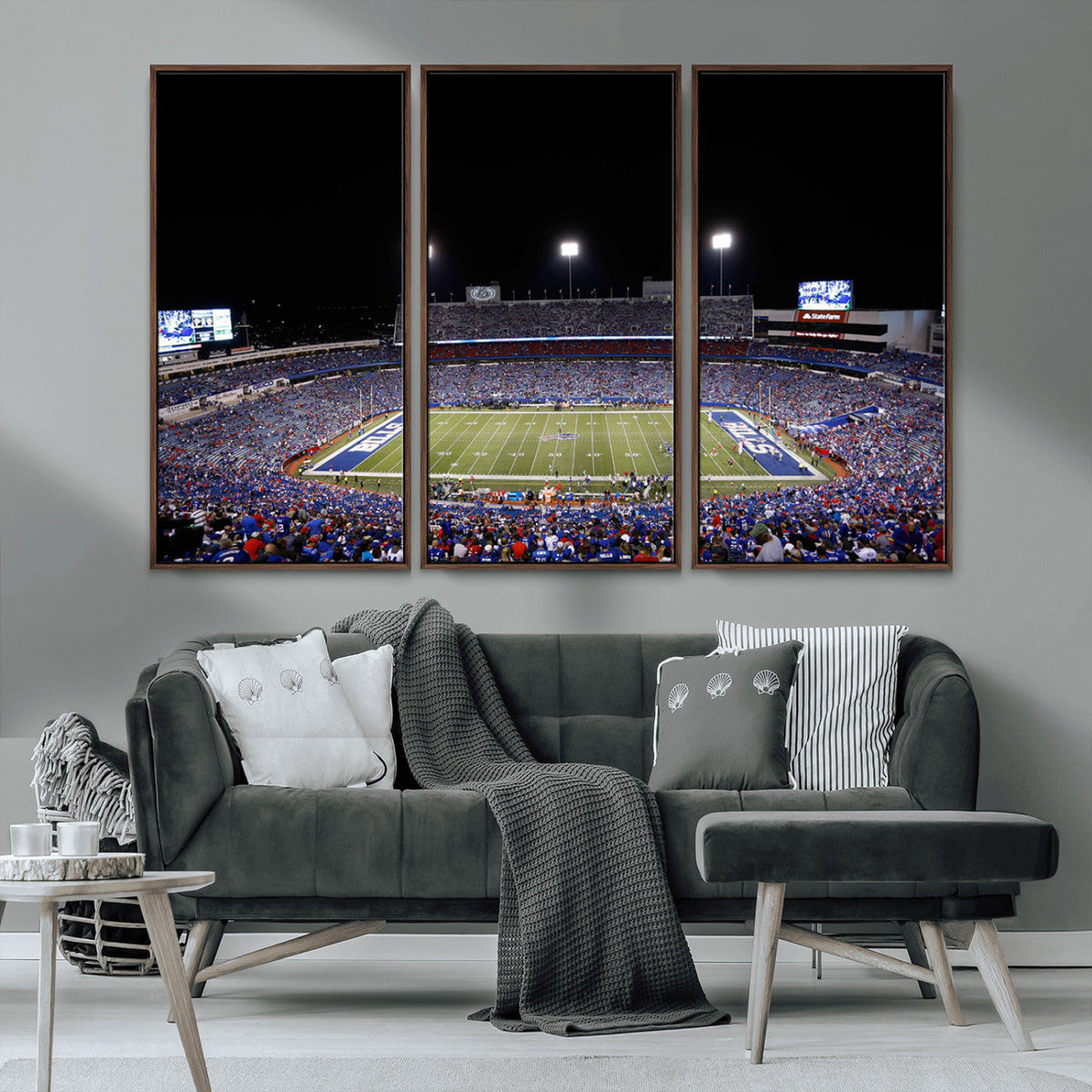 Buffalo Bills Wall Art - Buffalo Bills Stadium Canvas Print,