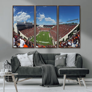 Virginia Tech Hokies Football Team Print - Blacksburg Lane