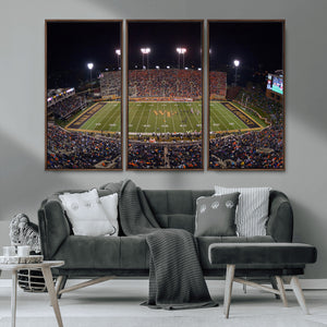 Demon Deacons Print Canvas, Football Team Print -