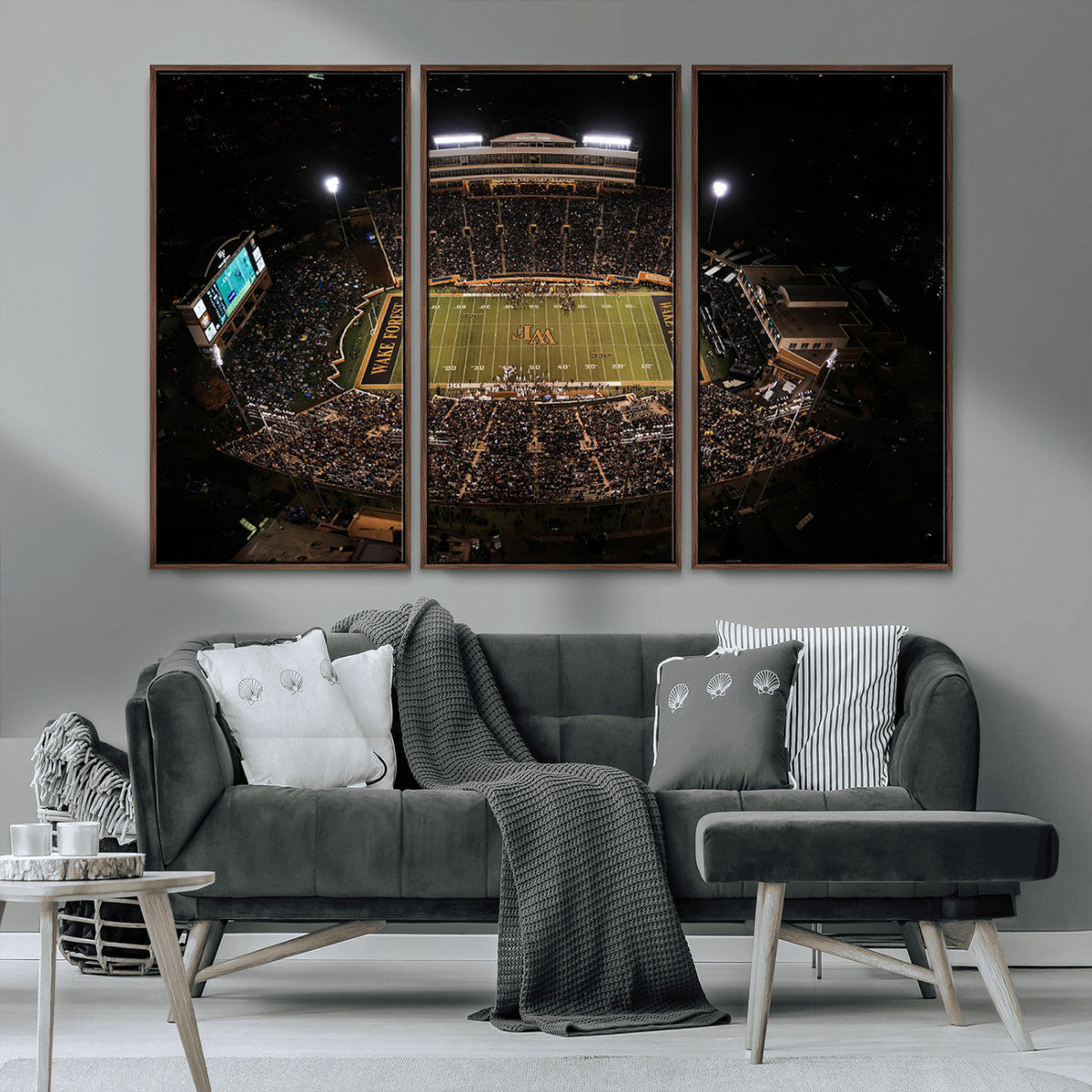 Wake Forest University Demon Deacons Canvas Printi, Football