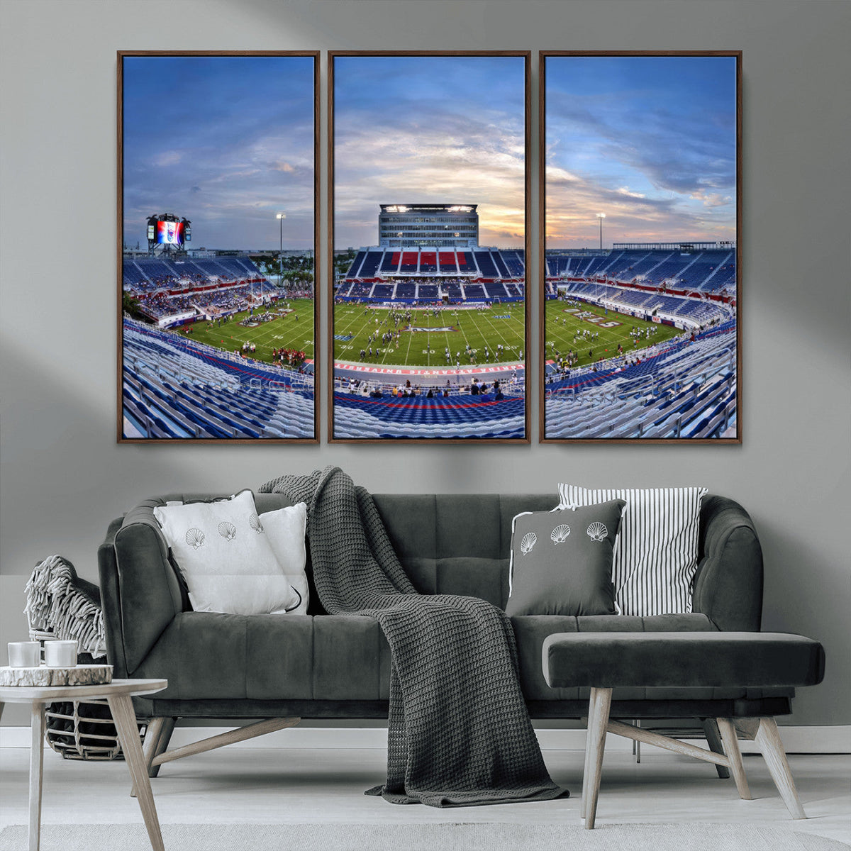 Florida Atlantic University Owls Football Team Print - Boca