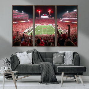 University of Nebraska Cornhuskers Football Team Print -