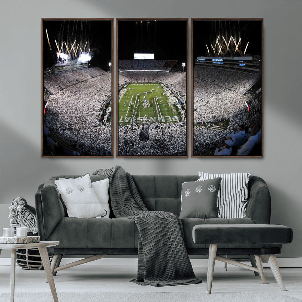 Penn State Beaver Stadium Canvas Wall Art - Nittany Lions