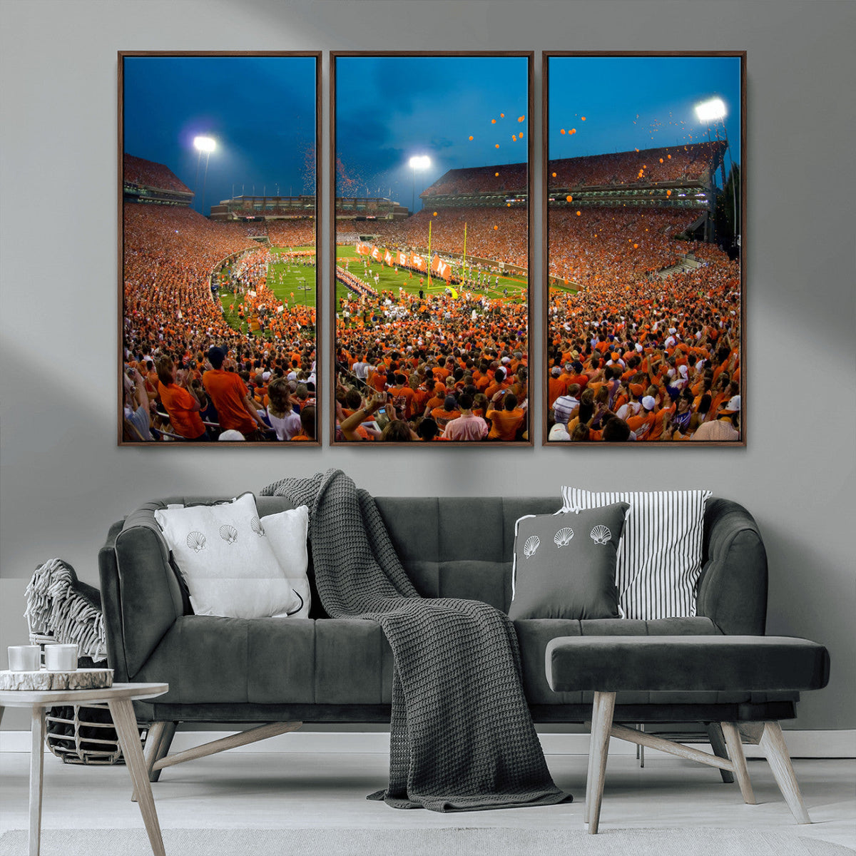 Clemson University Tigers Football Team Print - Clemson