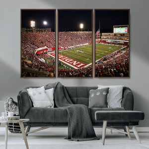 Indiana University Hoosiers Football Team Print Canvas -