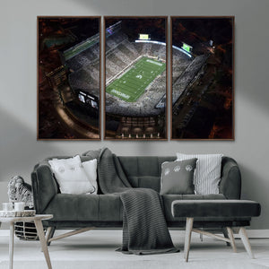 Michigan State Spartans Football Team Print - East Lansing
