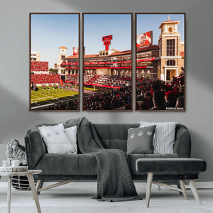 Jones AT&T Stadium Texas Tech Red Raiders Wall Art | Large