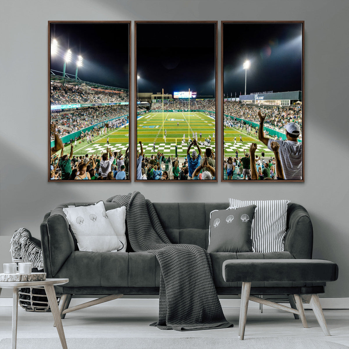 The Tulane University Green Wave Football Team Print - New