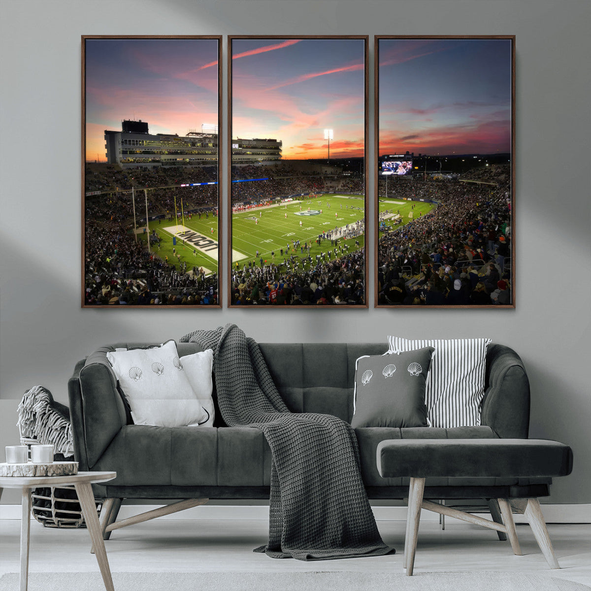 The University of Connecticut UCONN Huskies Football Team
