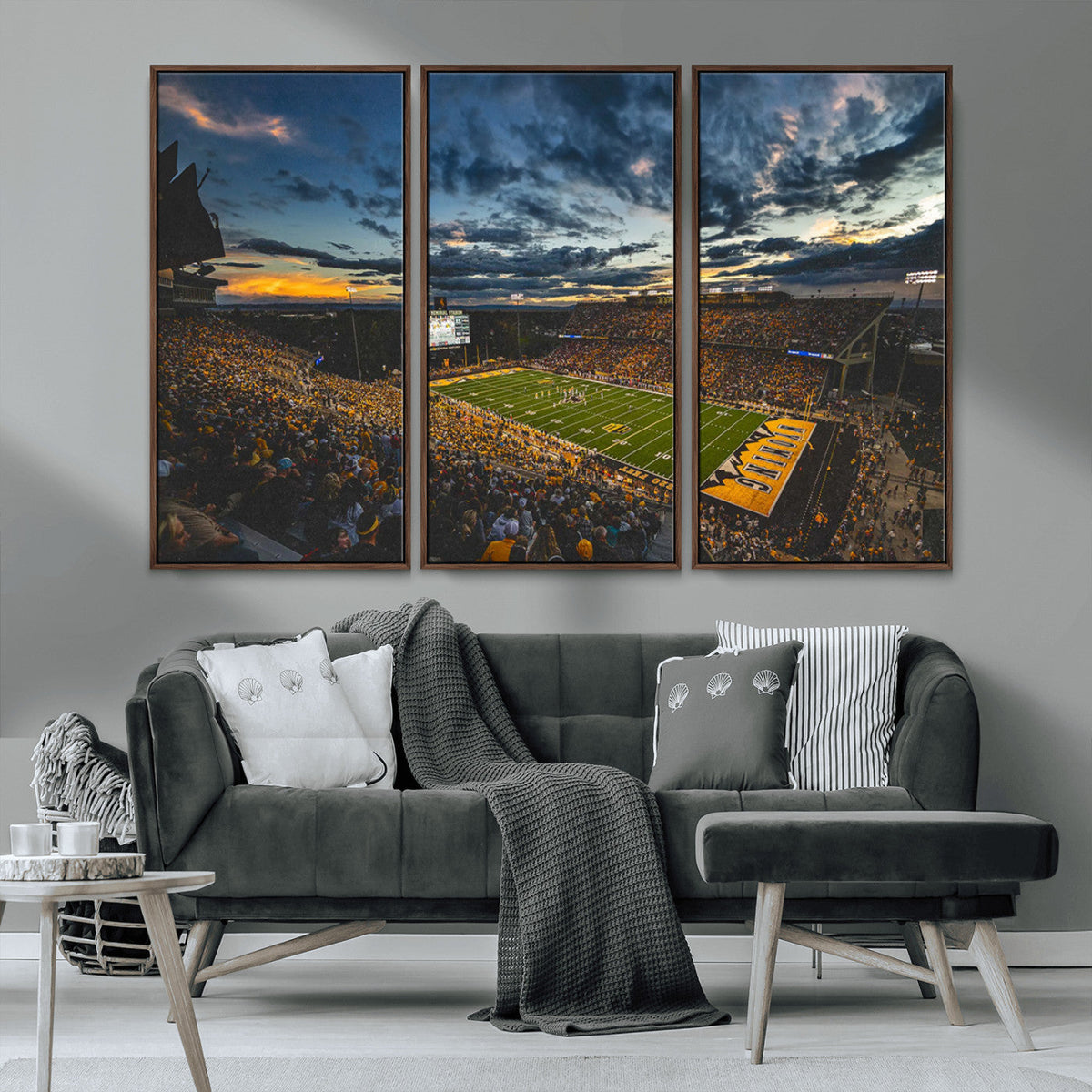 University of Wyoming Cowboys Football Team Print - Laramie
