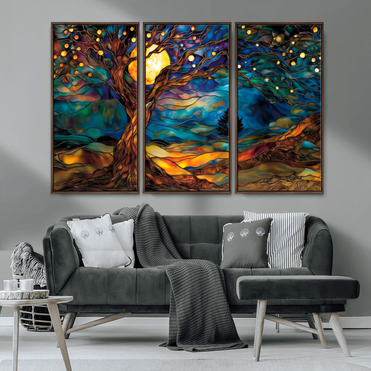 Tree of Life Wall Art - Yggdrasil Tree of Life Canvas Print