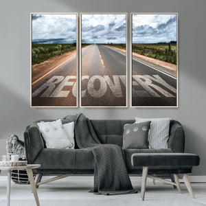 Recovery Road Wall Art Canvas Print